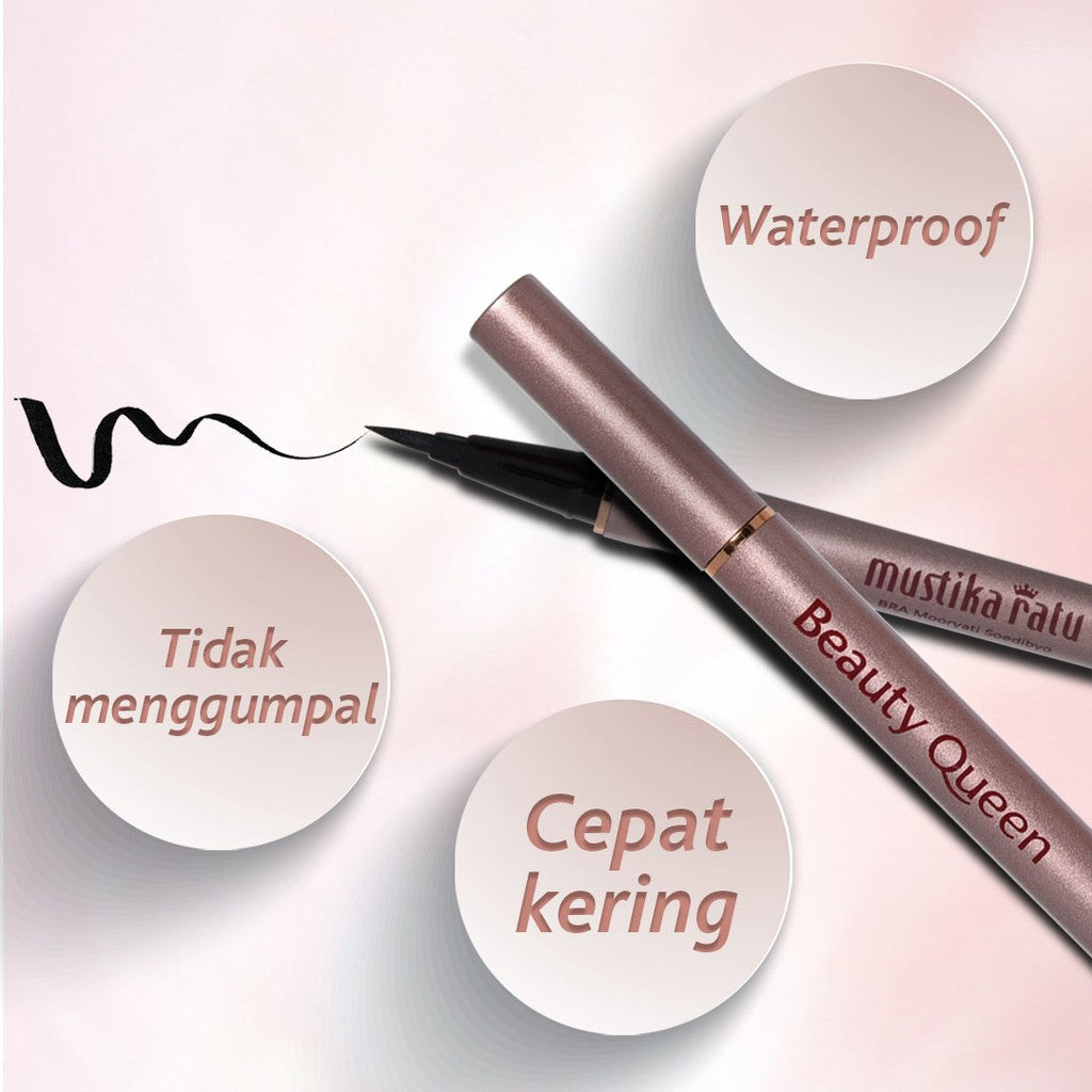 Beauty Queen Precise Eye Liner Black Mustika Ratu waterproof and longlasting