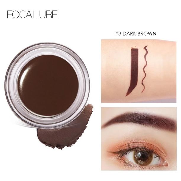 FOCALLURE Brow Cream Gel FA23 – Waterproof Eyebrow Pencil & Gel for Defined Brows
