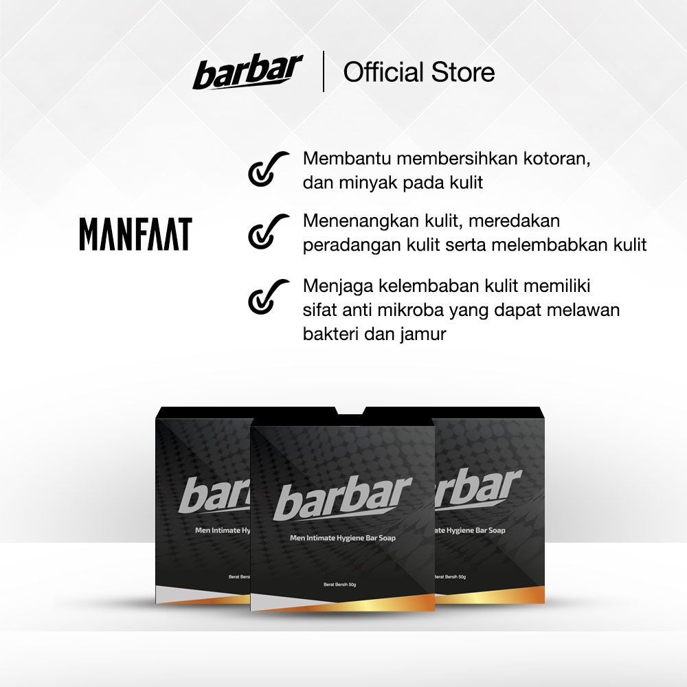 BARBAR – Men’s Hole Soap Helps Clean Dirt and Brighten