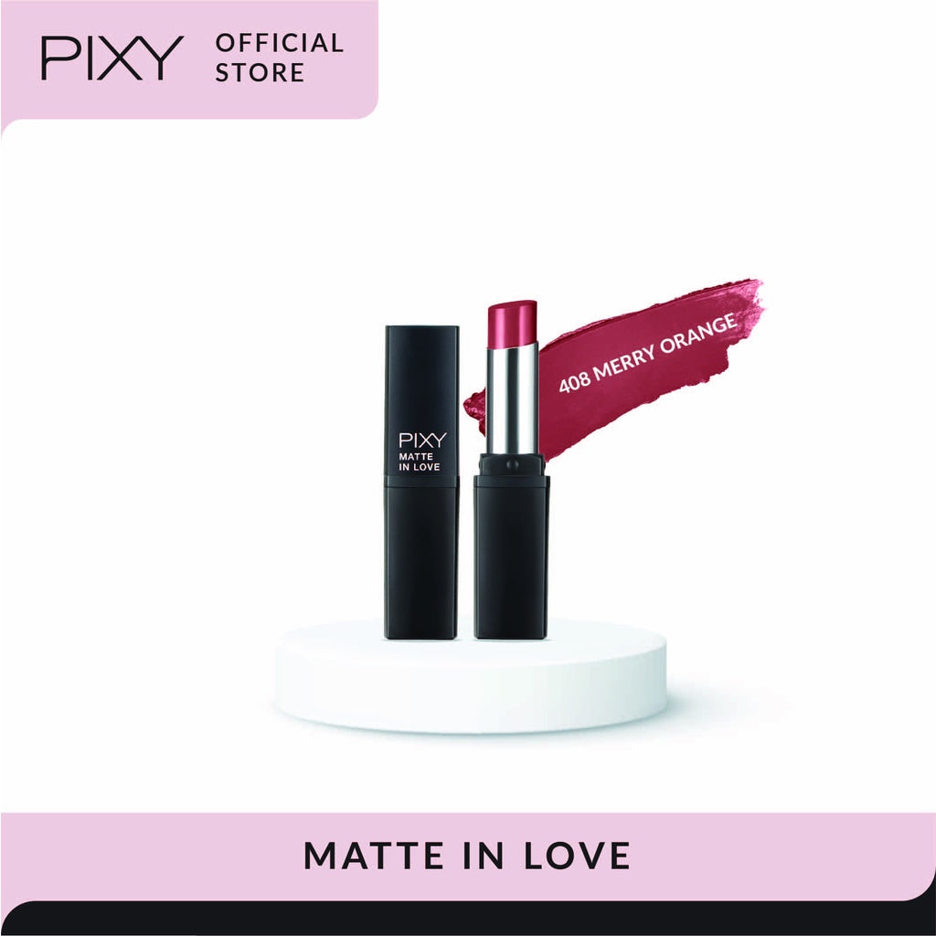 PIXY Lipstick Matte In Love 408 Merry Orange
