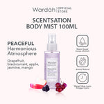 Wardah Scentsation Body Mist 100 ml - Parfum Wanita Wangi Tahan Lama Hingga 5 Jam - Mudah Dibawa - Cocok Digunakan Untuk Aktivitas Sehari-hari