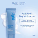 WARDAH Lightening Glowshot Day Moisturizer SPF 35 PA+++ 20ml | Light+ Cream Niacinamide Brightening Moisturizer Pemutih Wajah Facial Day Cream - Mencerahkan, Melembapkan, dan Melindungi Kulit