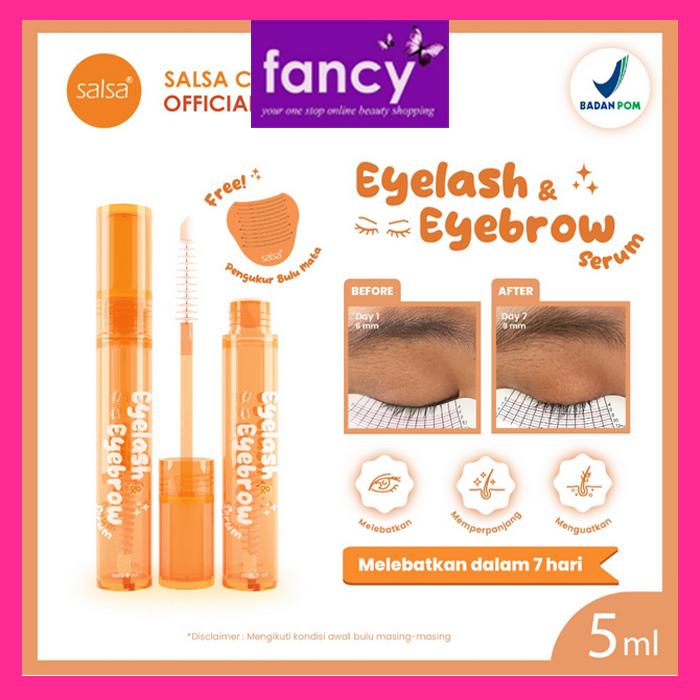 Salsa Eyelash & Eyebrow Serum – Fast Growth Serum for Thicker Lashes and Brows