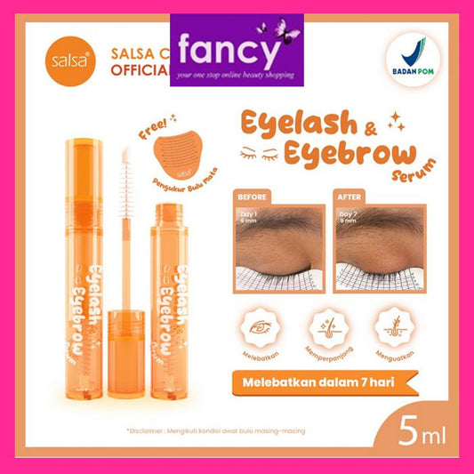 Salsa Eyelash & Eyebrow Serum – Fast Growth Serum for Thicker Lashes and Brows