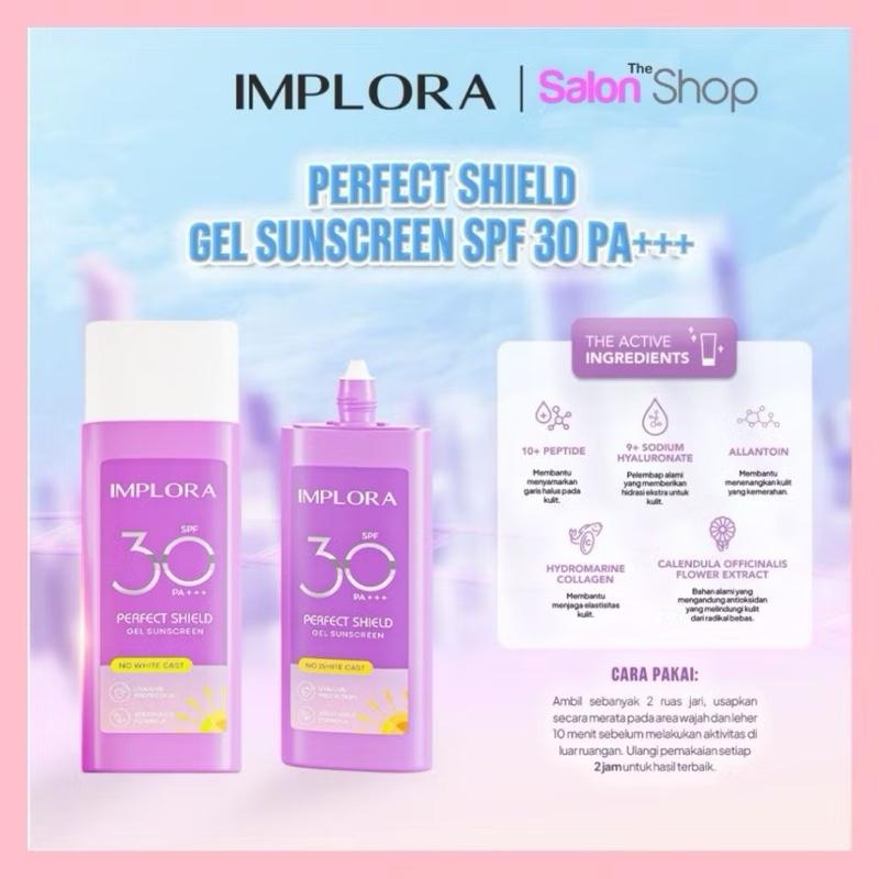 Implora SPF 30+ Gel Sunscreen for All-Day UV Shield & Smooth Glow Finish