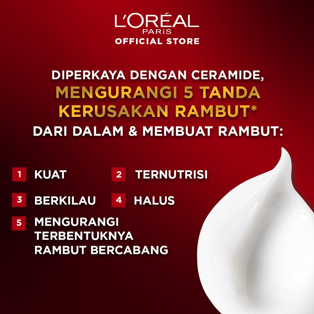 L'Oreal Paris Total Repair 5 Hair Mask Hair Care 200 ml Twinpack [Perawatan Rambut Rusak]