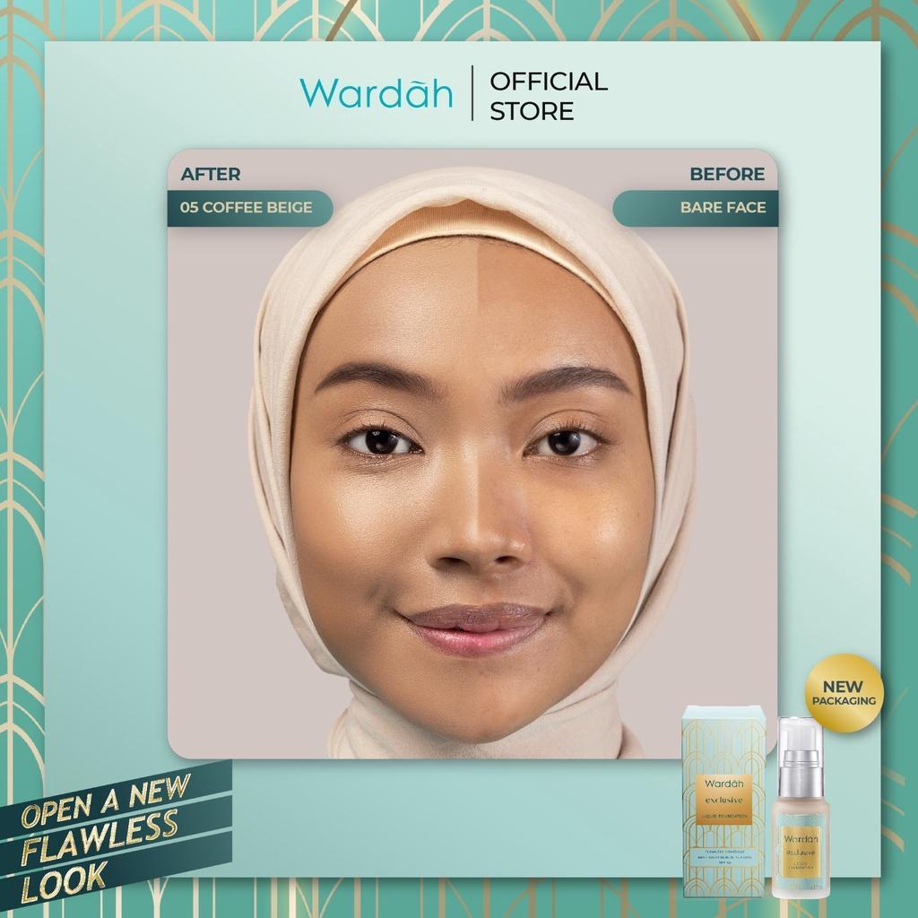Wardah Exclusive Liquid Foundation | Long-Lasting Matte Finish + SPF 30 – Serba Ada