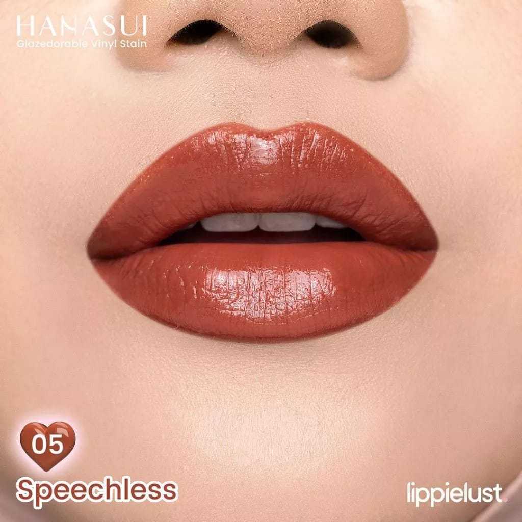 HANASUI - Glazedorable Vinyl Stain | Glossy Long Lasting Lip Stain