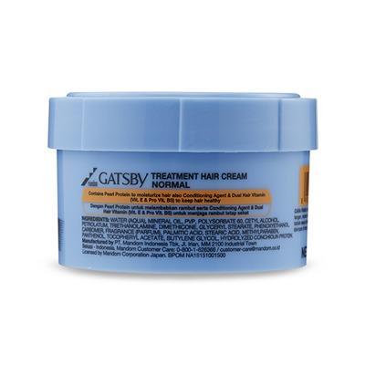 Gatsby Styling Hair Cream Normal 125g | Everyday Control & Natural Shine for All Hair Types
