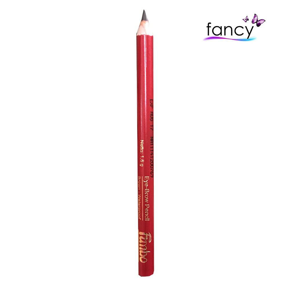 Fanbo Pensil Alis FREE spoolie Coklat (Eyebrow) RED Fantastic