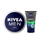 NIVEA Men Crème 75mL + NIVEA Men Bright Oil Clear Anti-Shine+Purify Mud Foam 50mL