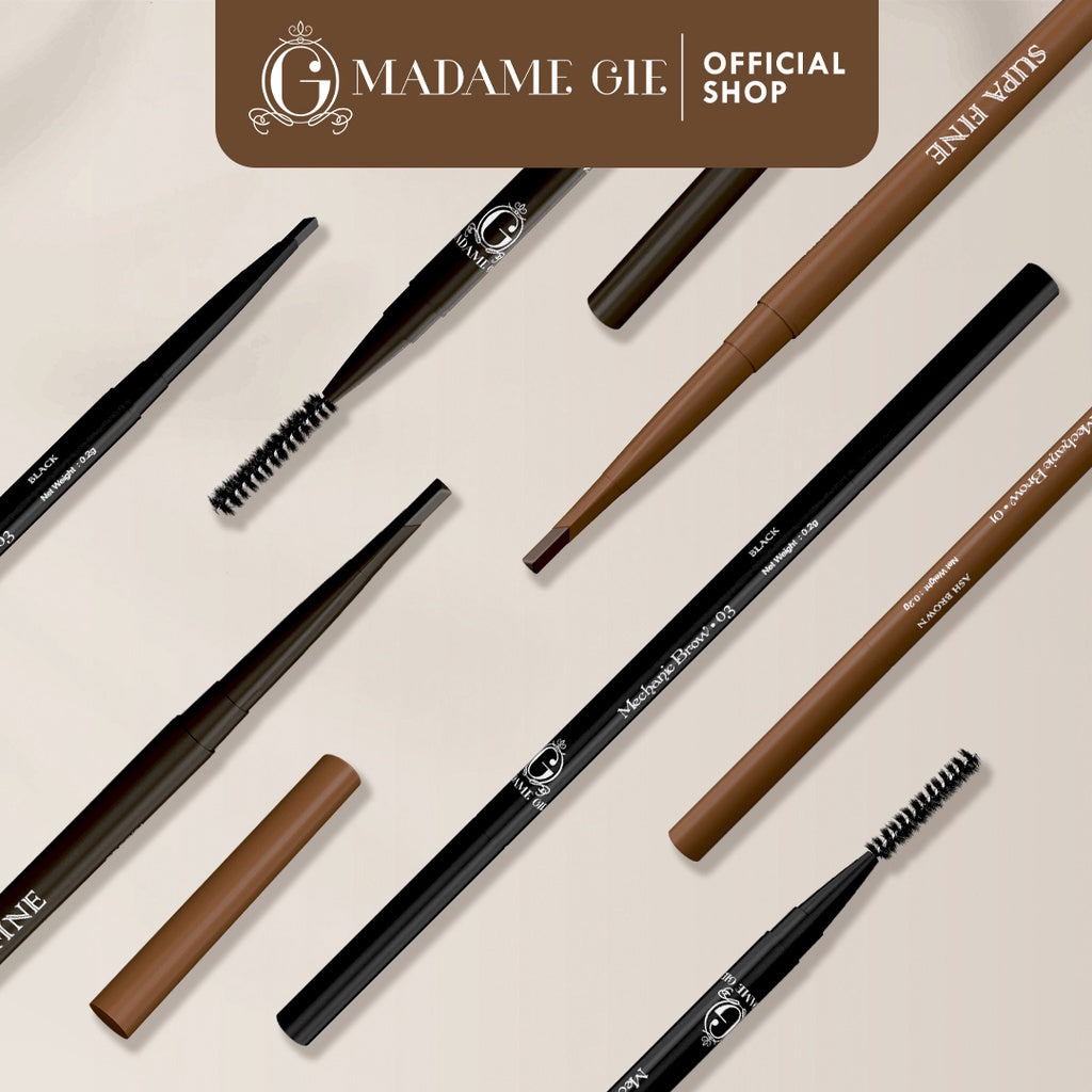 Madame Gie Supa Fine Mechanic Brow - Make Up Pensil Alis