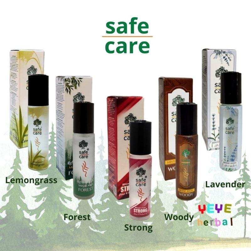 Safe Care Aromatherapy Roll On – Refreshing Herbal Oil for Headache, Nausea & Motion Sickness Relief | 10ml