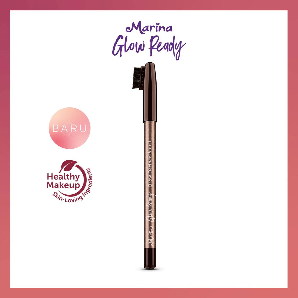 Marina Glow Ready Brow Definer Pencil (Pensil Alis) - Exp : 12.2026