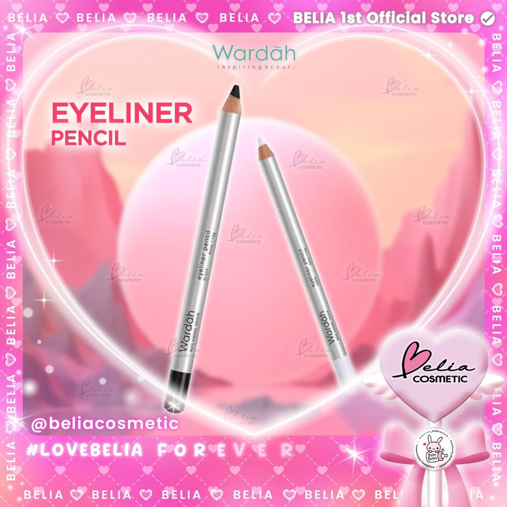WARDAH EyeXpert Eyeliner Pencil – Smooth Black Eye Liner | Easy Glide | ️BPOM