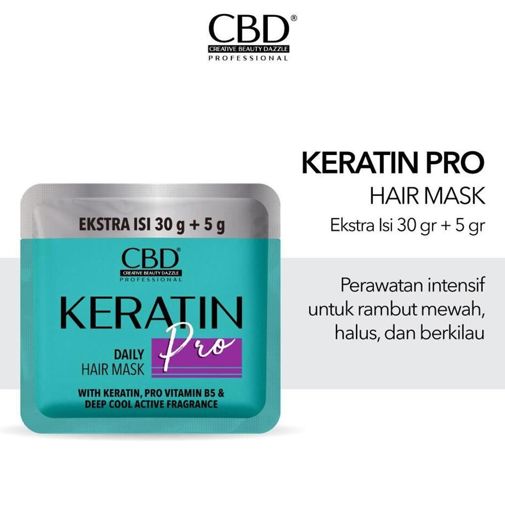 CBD Keratin Pro Daily Hair Mask 30g+5g – Intense Repair & Smoothness for Dry, Damaged Hair