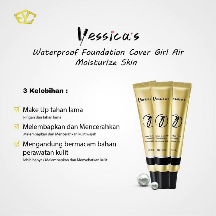 Yessica's Cover Girl Air Foundation Tahan Lama 30gr | Moisturize Skin Foundation Make up