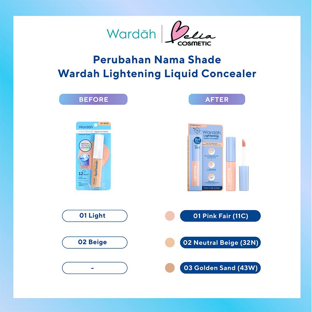 Wardah Lightening Liquid Concealer – Smooth Cover | BPOM & Halal Certified