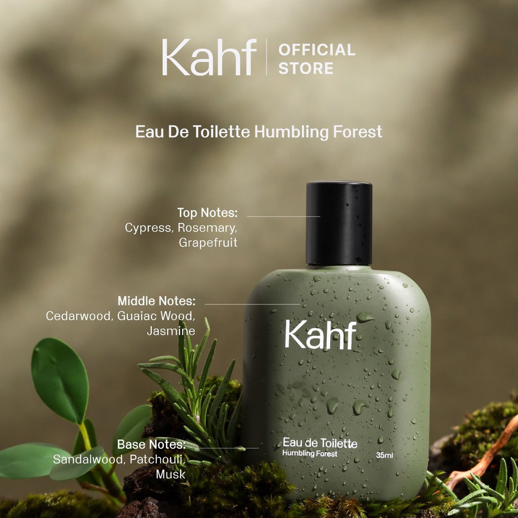 Kahf Humbling Forest & Invigorating Waterfall Eau De Toilette Pack 35 ml x 2 pcs
