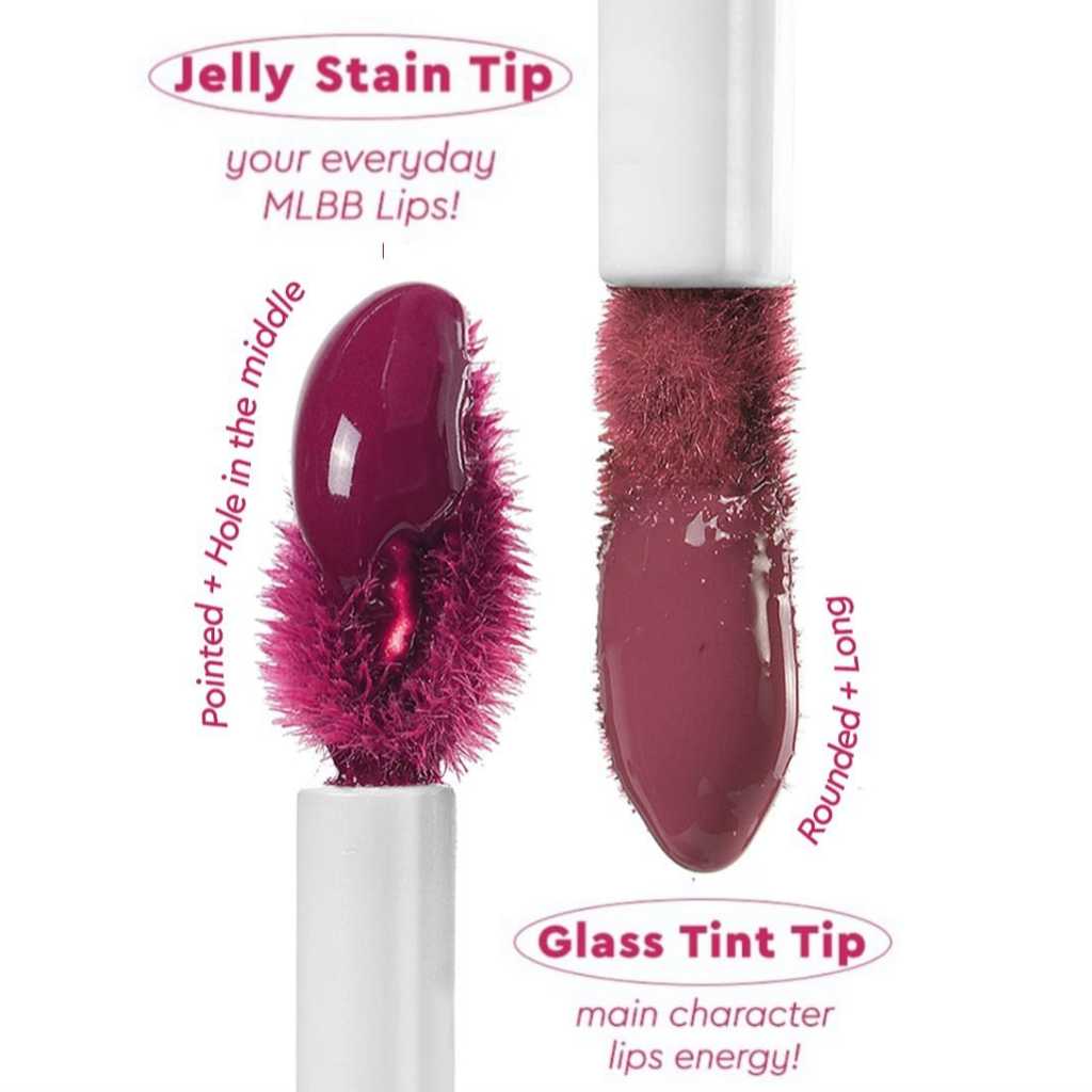 EMINA - Jelly Stain & Glass Tint | Glossy Lip Tint with Hydrating Finish