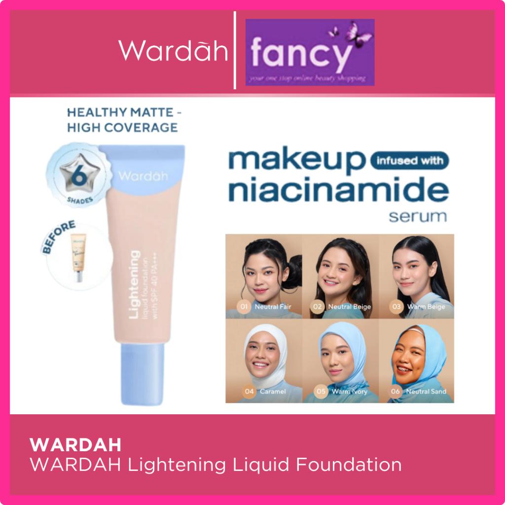 Wardah Lightening Liquid Foundation 6ml / 25ml