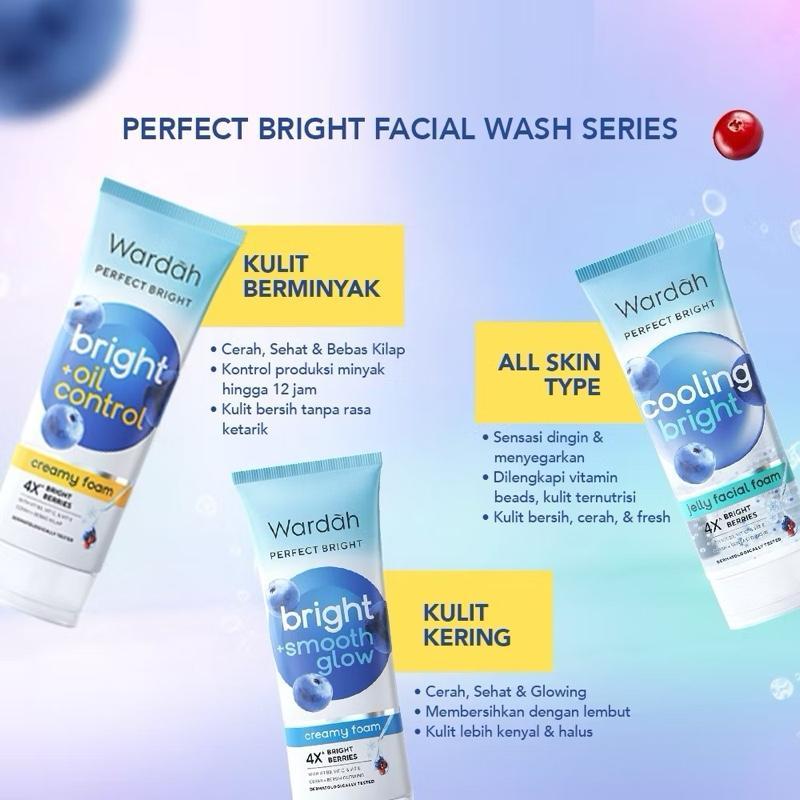 Wardah GlowGuard Oil-Free Brightening Face Foam – 50mL