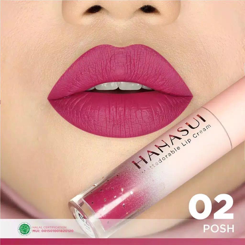 HANASUI Mattedorable Lip Cream – Boba Edition / Matcha Edition – Soft Matte Lip Tint