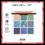 Implora Eyeshadow Palette | Kosmetik Mata | 9 Warna Blenadable Pigmented Halus