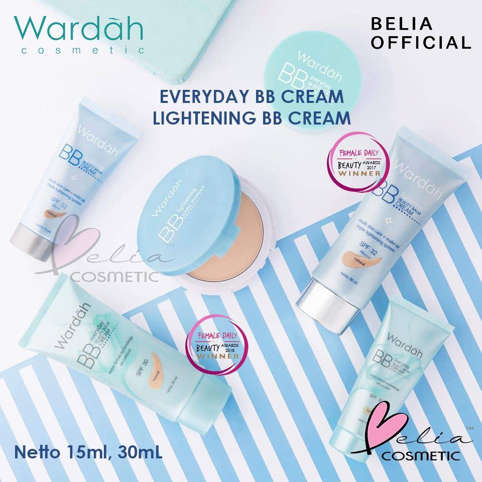 WARDAH BB Cream Everyday & Lightening – 15ml / 30ml | Light & Natural Shades