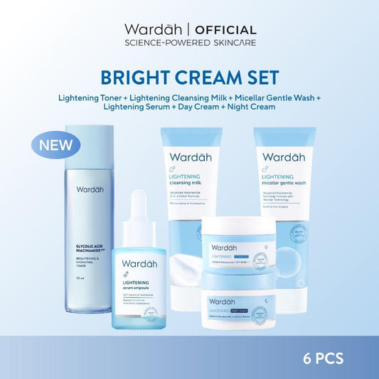 WARDAH Essential Skincare Set | Serum + Moisturizer + Cleanser | Azeclair Acne Control, Vitamin C Healthy Glow, Tranexamic Dark Spot Solution, Pentavitin Hydration | Complete Daily Skincare Routine