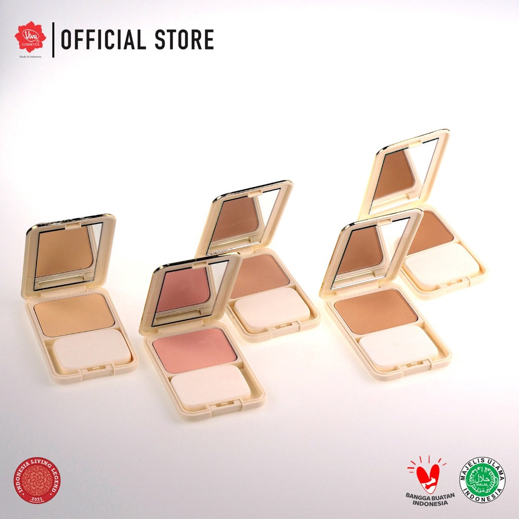 Viva Queen Two Way Cake (UV FILTER) - 13 gr (tersedia 5 varian warna)