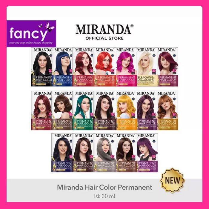 Miranda Hair Color Cat Rambut - Warna Cepat Masuk, Long Lasting & Shine