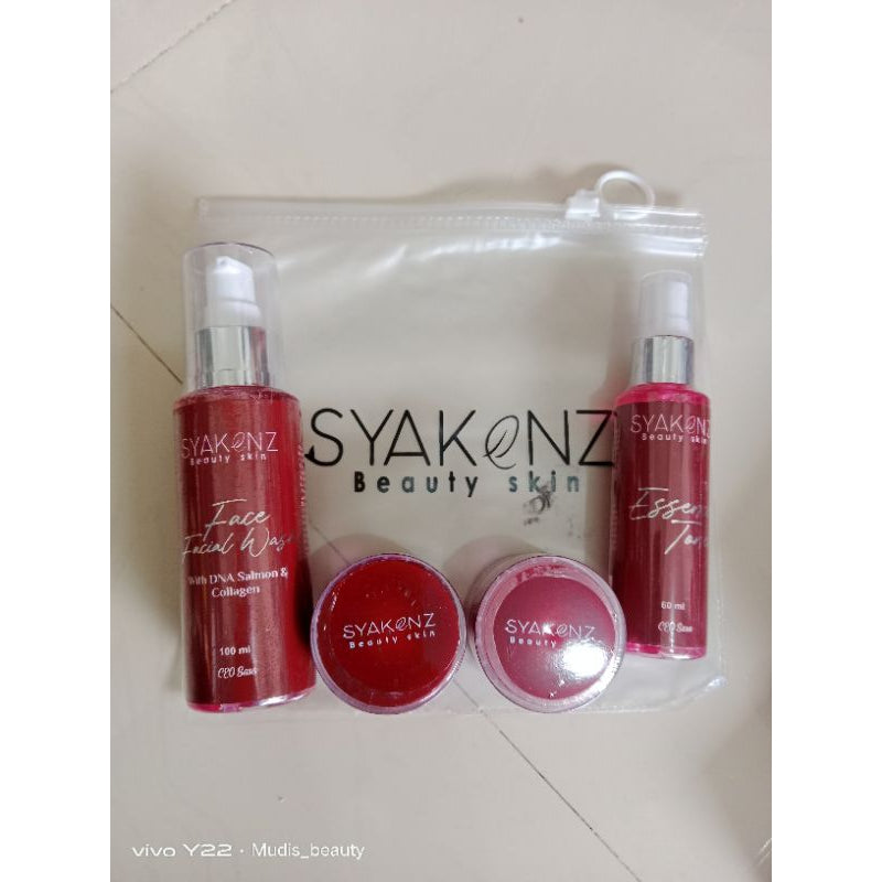 PAKET SYAKENZ BEAUTY SKIN isi 4 / atasi flek, kusam , susah putih