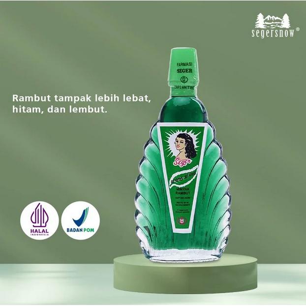 Seger Snow Urang Aring Hair Oil 50ml – Hair Growth & Nourishing Oil (Halal, BPOM Certified)