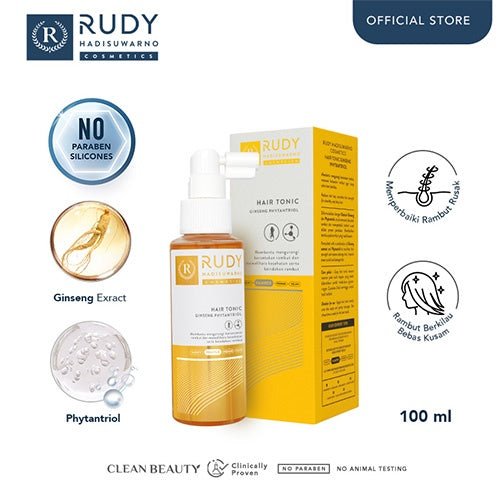 Rudy Hadisuwarno Cosmetics Hair Tonic Ginseng Phytantriol 100 ml