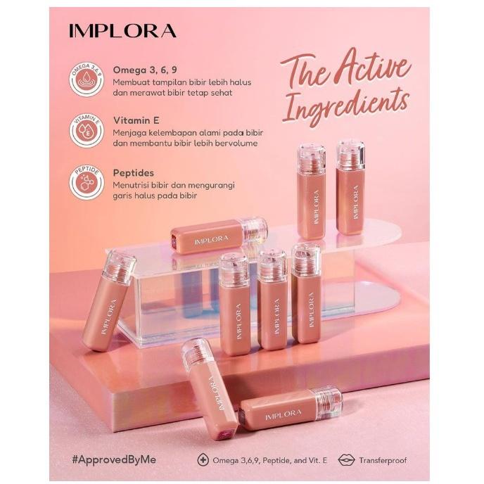 IMPLORA Jelly Tint 5ml | Lip Tint Transferproof