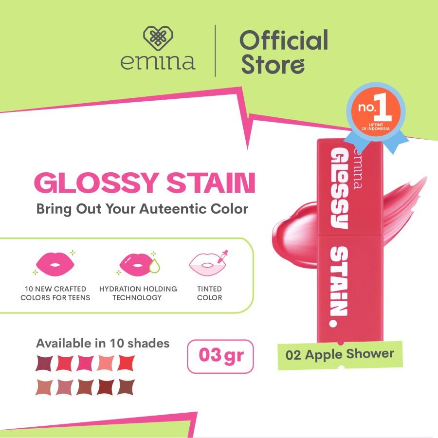 EMINA - Glossy Stain | Lightweight Long Lasting Lip Stain