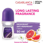 Casablanca Deodorant Roll On 50ml / Body Mist Cologne 100ml