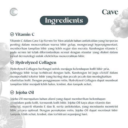 Cave Lip Serum for Men 5ml – Hydrating Lip Care for Men