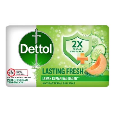 Dettol Antibacterial Bar Soap – Lasting Fresh 100g | With Long-Lasting Cooling Freshness & Germ Protection | Clean, Healthy Skin All Day Long