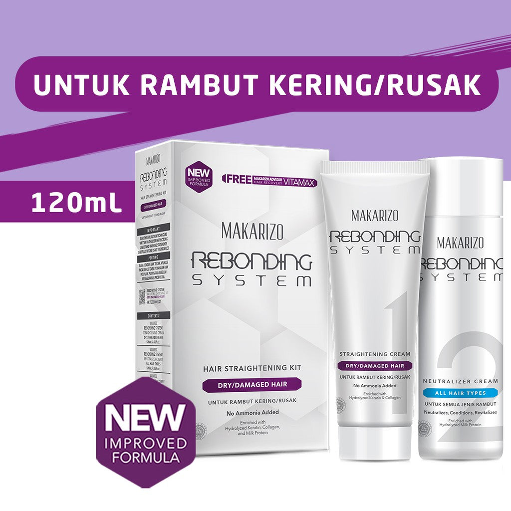 Makarizo Rebonding System Hair Straightening Dry