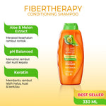 PAKET ISI 2 - Makarizo Hair Energy Fibertherapy Conditioning Shampoo Aloe & Melon 330 mL