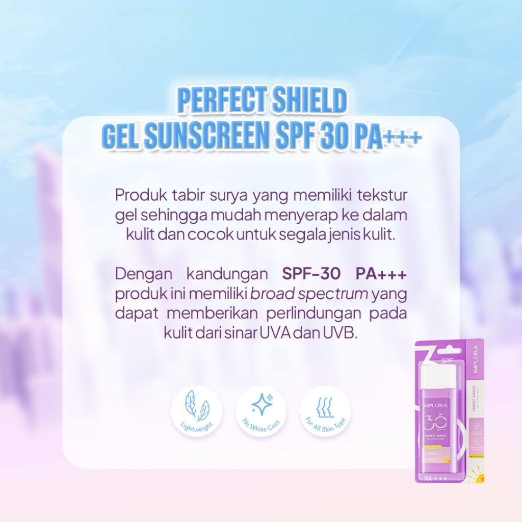 Implora Perfect Shield Sunscreen SPF30 PA+++ – Daily Face Sunscreen for UV Protection