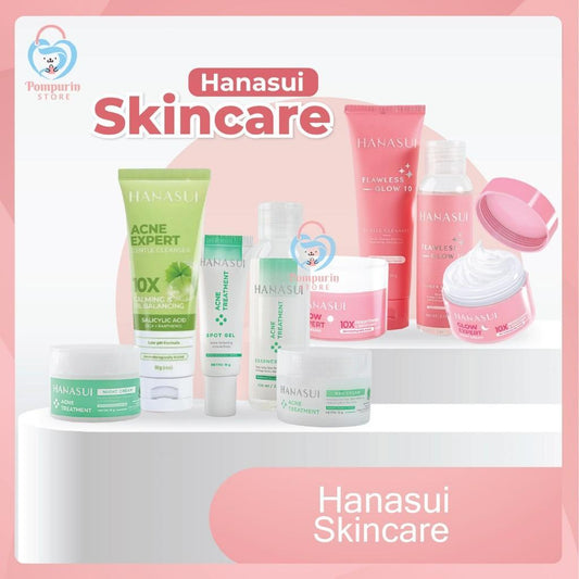 Hanasui Skincare Series Glow Expert 10X Brightening Acne Treatment & Oil Control Products for Skin Care
