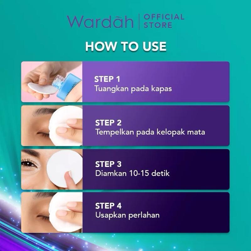 WARDAH Ultimate EyeXpert Waterproof Makeup Remover for Eyes & Lips – Gentle Yet Powerful Cleanse