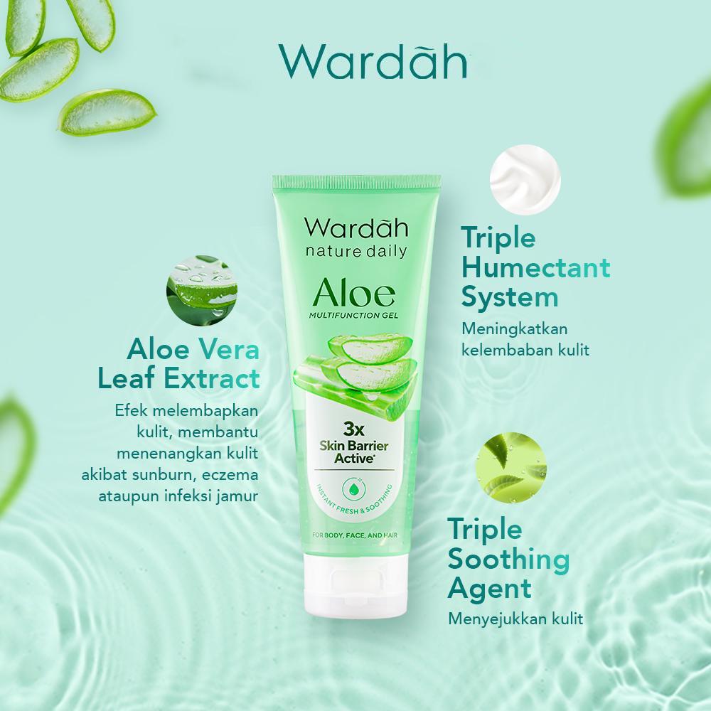 WARDAH Aloe Multifunction Gel – Hydrating & Calming | Face & Body Moisture Boost