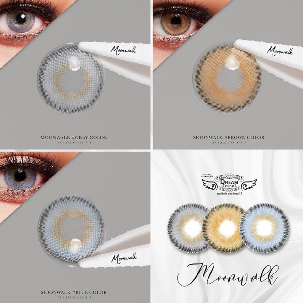 Moonwalk Softlens Dreamcolor Grey Brown Blue