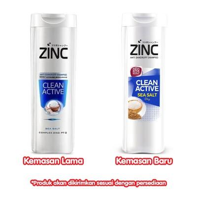 Zinc Anti Dandruff Shampoo Clean Active with Sea Salt – 170ml Deep Clean & Refreshing Scalp Care | Purifies from Dirt, Oil & Dandruff