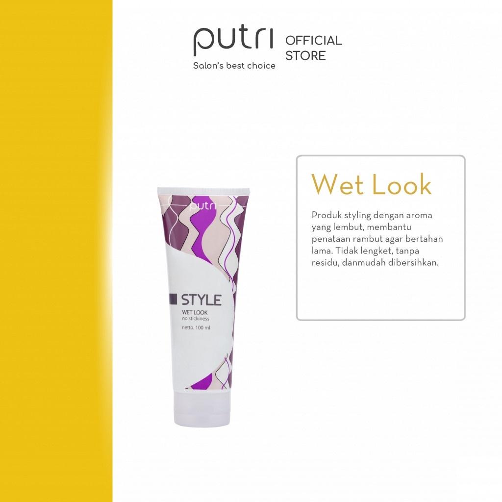 Putri Style Wet Look 100ml Anti Lengket Tahan Lama