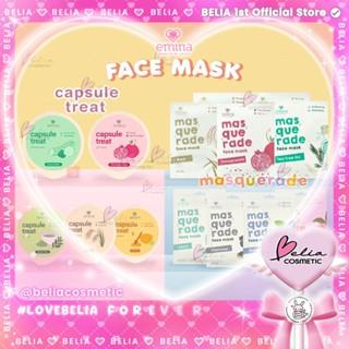 Emina Masquerade Face Sheet Mask 23g & Capsule Treat Mask | Masker Wajah Praktis by Serba Ada